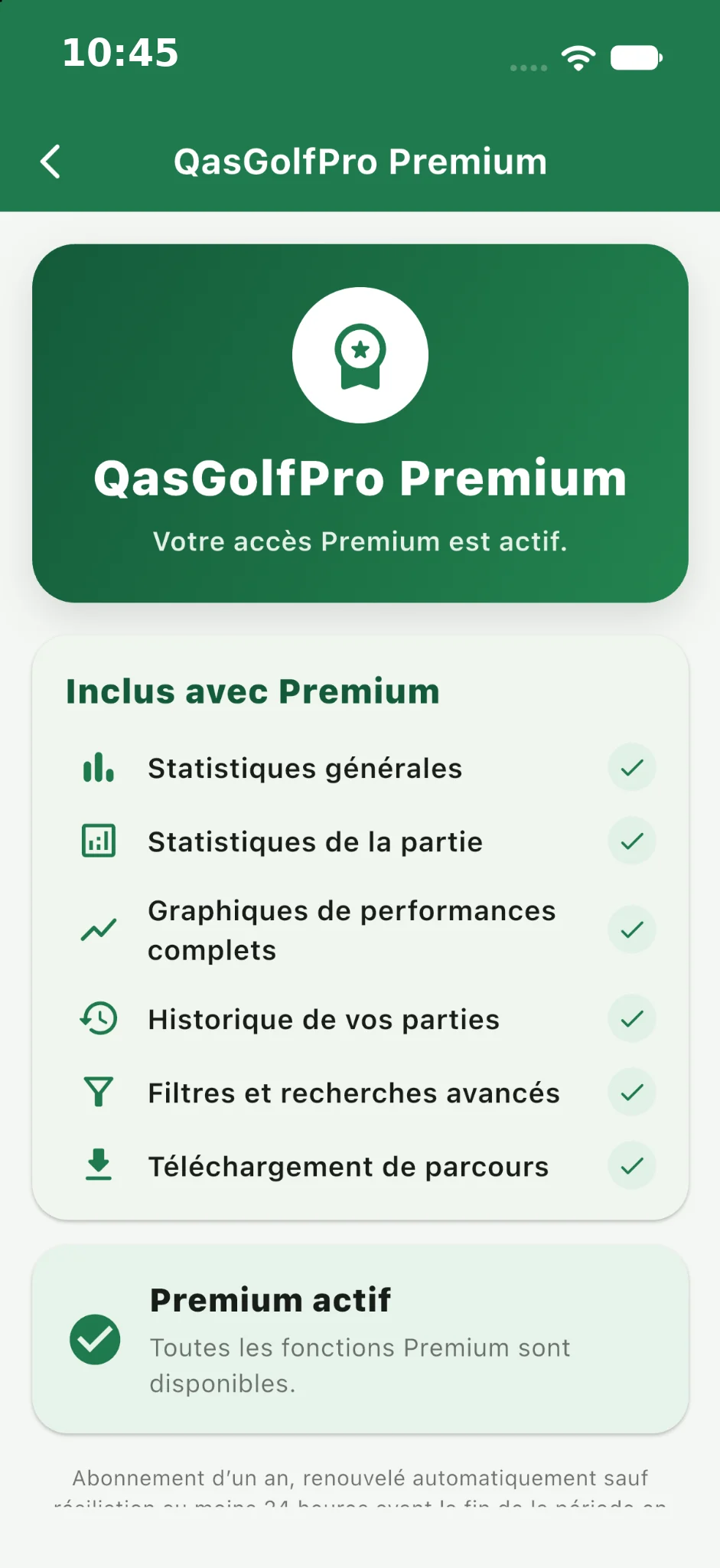 QasGolfPro Premium
